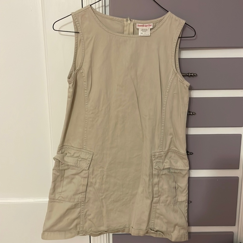 American Girl Doll size 14 khaki dress